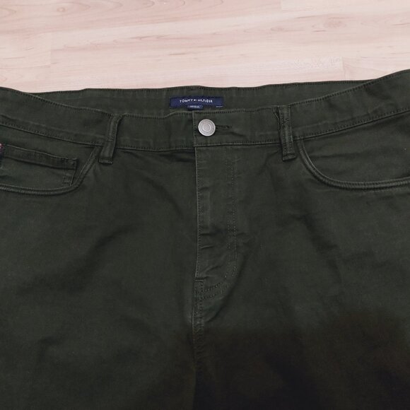 TOMMY HILFIGER ThFlex Trousers Men's W36/L30 Fit Faded Chino Zip Fly - Picture 2 of 10